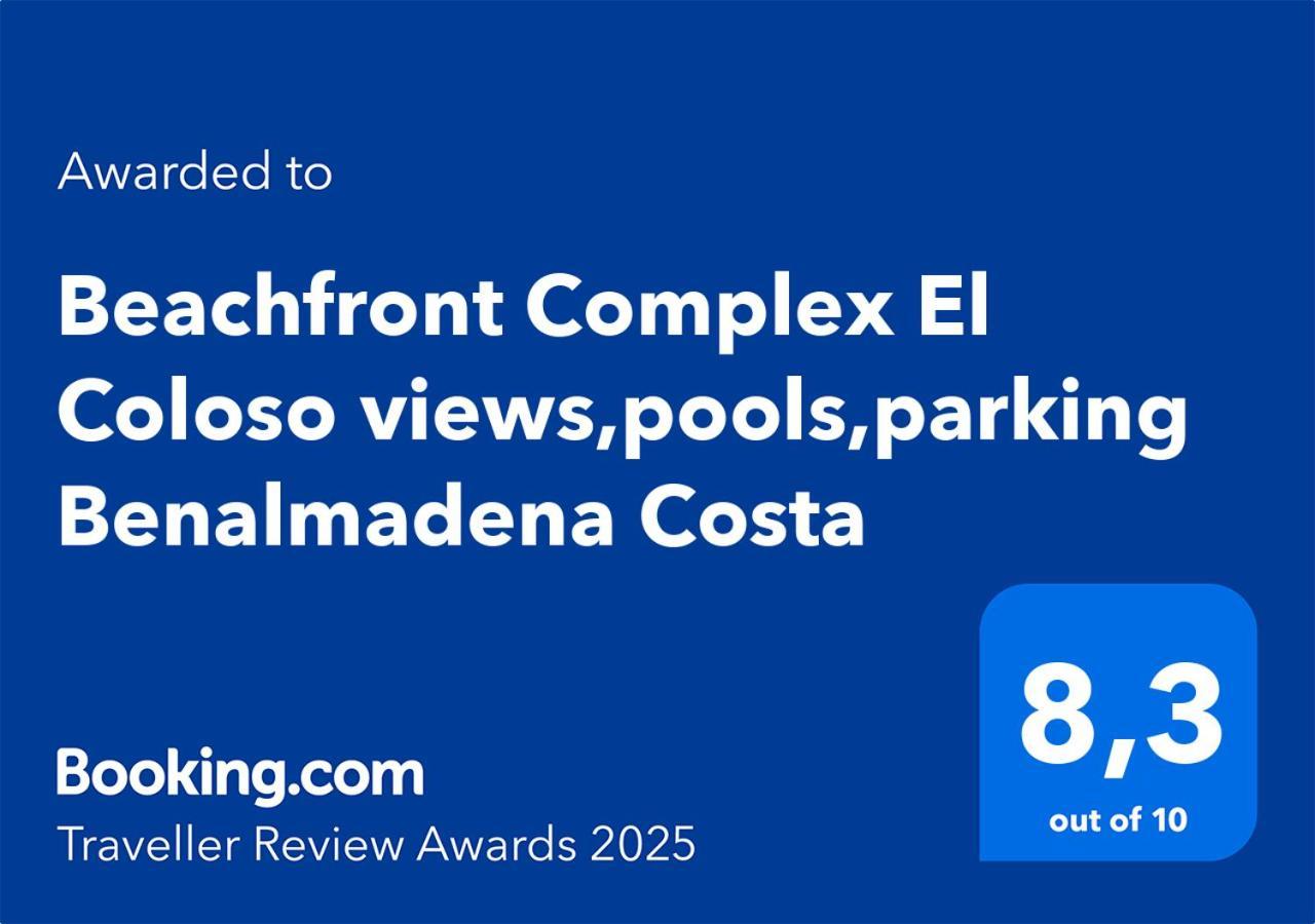 Beachfront Complex El Coloso Views,Pools,Parking Benalmadena Costa Ngoại thất bức ảnh